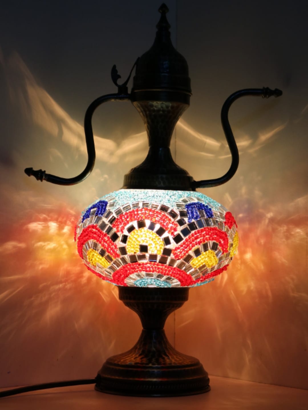 Hanedan Ottoman Otonatik Mozaik  İbrik lamba